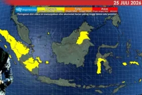 prediksi-bmkg:-ada-potensi-hujan-lebat-di-aceh,-sumatera-hingga-maluku-pada-sabtu-25-juli-2026