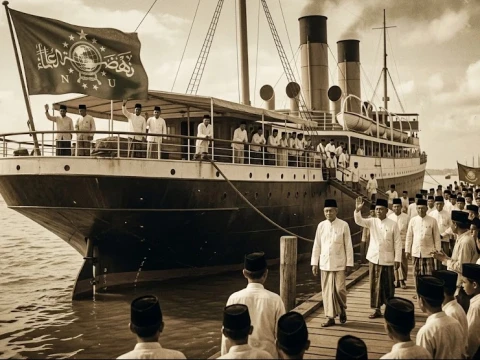 nu-ibarat-sebuah-kapal:-perjalanan-peserta-muktamar-ke-11-di-banjarmasin-1936