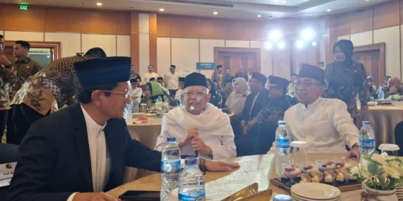 Gus Yahya dan Menag Kompak Hadiri Peluncuran Buku Fikroh Kiai Ma’ruf Amin