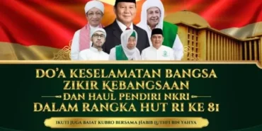 pb-jatma-aswaja-bakal-gelar-zikir-kebangsaan-sambut-hut-ke-81-ri,-prabowo-dijadwalkan-hadir