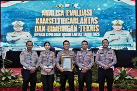 dinilai-terbaik-di-polda-jatim,-satlantas-polresta-sidoarjo-unggul-kelola-lalu-lintas-terminal