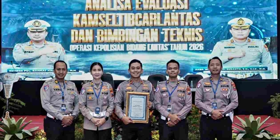 Dinilai Terbaik di Polda Jatim, Satlantas Polresta Sidoarjo Unggul Kelola Lalu Lintas Terminal