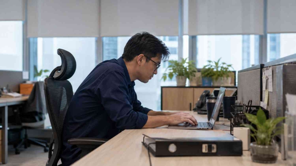 memperbaiki-postur-tubuh-bungkuk-pekerja-kantor-dan-pentingnya-gizi-kerja