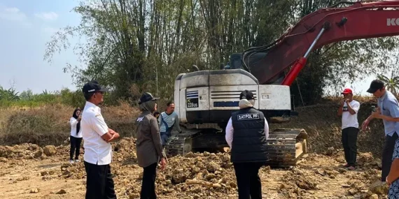 Tambang Galian C Tak Berizin di Bojonegoro Ditutup Satpol PP