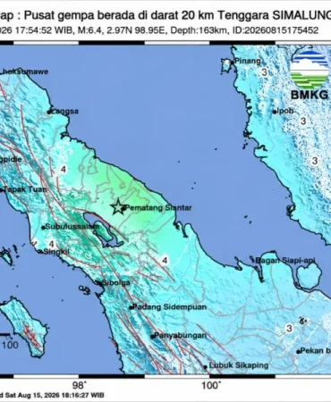gempa-m6,4-guncang-simalungun-sabtu-petang,-dirasakan-hingga-medan