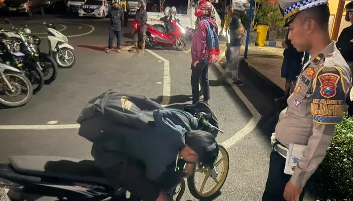 hendak-balap-liar-jelang-hut-ri-di-kota-blitar,-34-sepeda-motor-diangkut-polisi