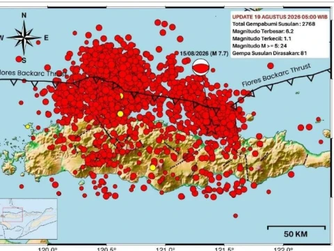 bmkg-catat-2.768-gempa-susulan-hingga-rabu-pagi,-warga-membutuhkan-trauma-healing