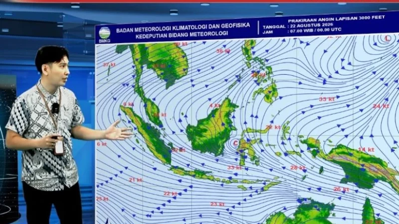 prakiraan-cuaca-kota-besar-sabtu-22-agustus-2026,-sejumlah-wilayah-berpotensi-hujan