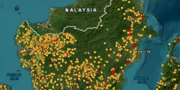 1.842-titik-panas-terpantau-di-kalimantan,-ancaman-karhutla-belum-reda