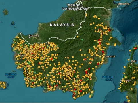 1.842-titik-panas-terpantau-di-kalimantan,-ancaman-karhutla-belum-reda