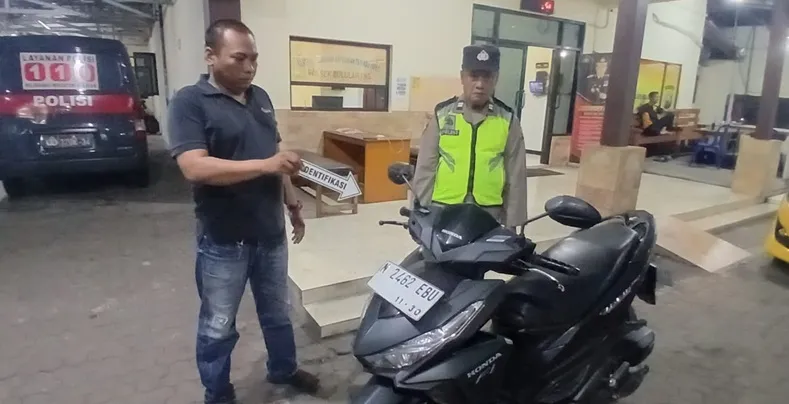 aksi-curi-honda-vario-di-sawah-malang-gagal,-pelaku-ditangkap-saat-menuntun-motor-curian