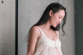 julie-estelle-bagikan-maternity-shoot-kehamilan-kedua,-tampil-cantik-pamer-baby-bump