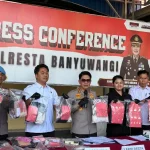 ringkus-87-tersangka-narkoba-di-banyuwangi,-polisi-sita-2,1-kg-sabu-dan-ekstasi