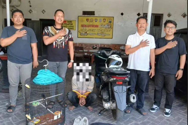 hendak-curi-murai-batu-rp2,5-juta-di-gresik,-pria-sampang-diteriaki-maling