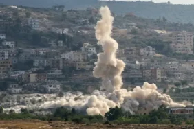 israel-gempur-kfar-rumman-di-lebanon,-11-orang-tewas-termasuk-dua-bayi-dan-tim-medis