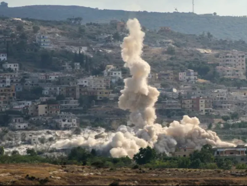 israel-gempur-kfar-rumman-di-lebanon,-11-orang-tewas-termasuk-dua-bayi-dan-tim-medis