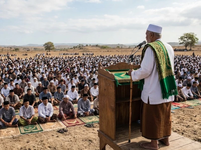 khutbah-sholat-istisqa’: istighfar-dan-tobat-agar-allah-turunkan-hujan-rahmat